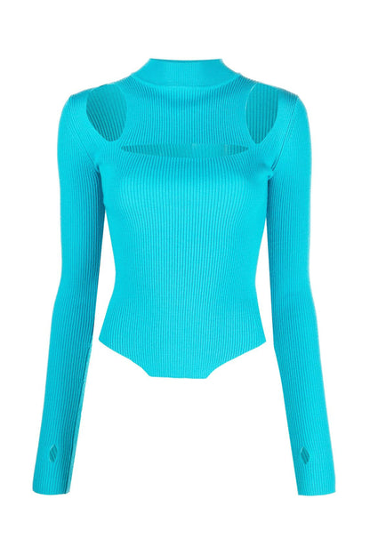 SLIT KNIT TOP