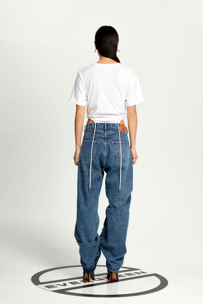 CLASSIC RUCHED BODY T-SHIRT