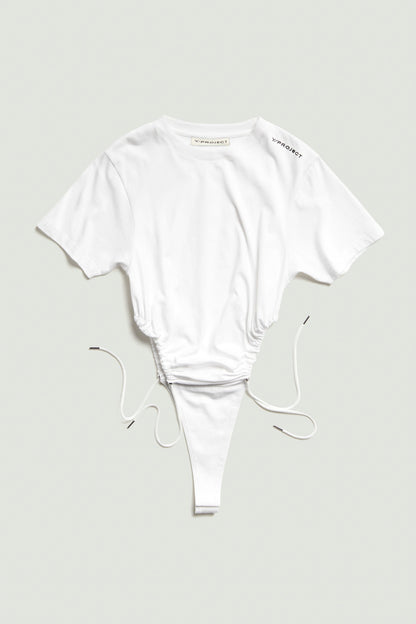 CLASSIC RUCHED BODY T-SHIRT
