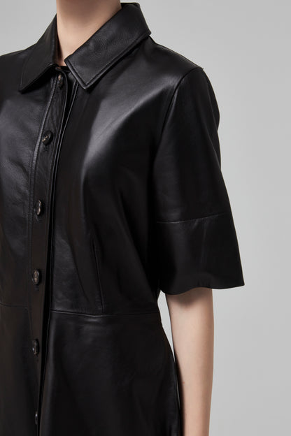 LEATHER DRESS