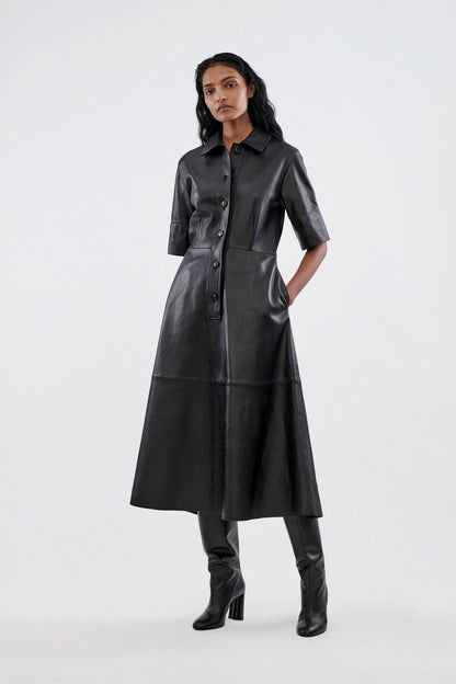 LEATHER DRESS
