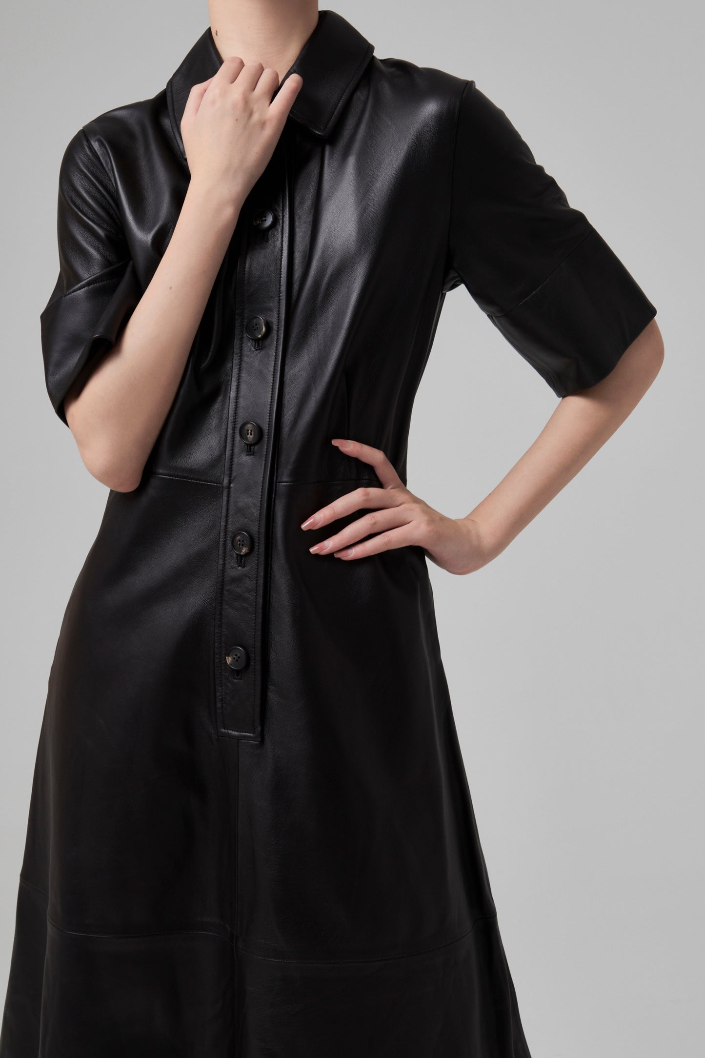 LEATHER DRESS