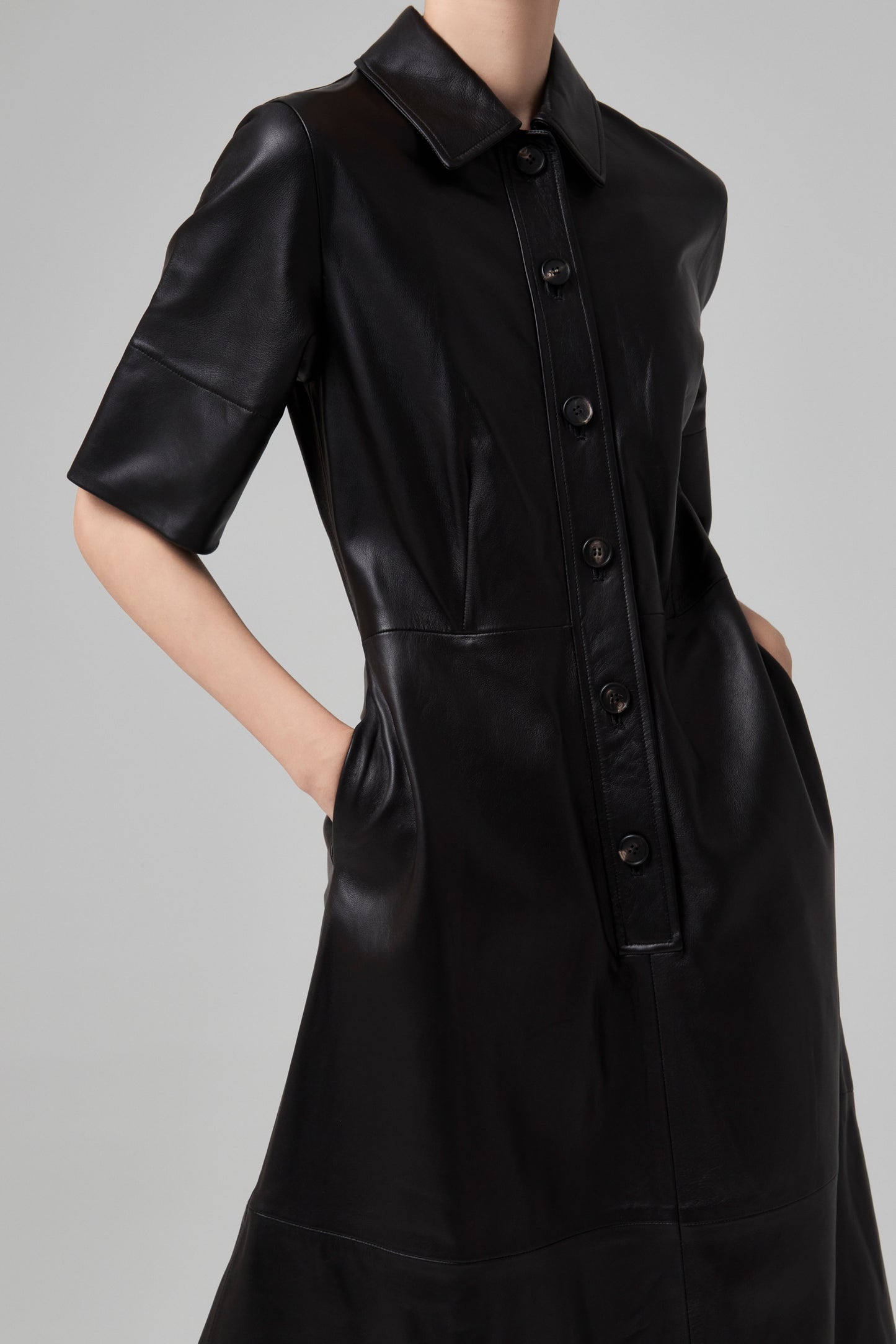 LEATHER DRESS