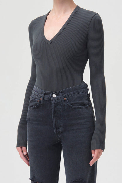 TAVI DEEP V THONG BODYSUIT