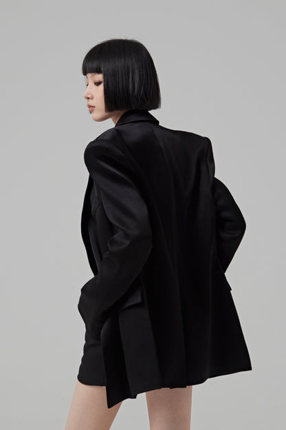 WELLS - SATIN CREPE BOYFRIEND