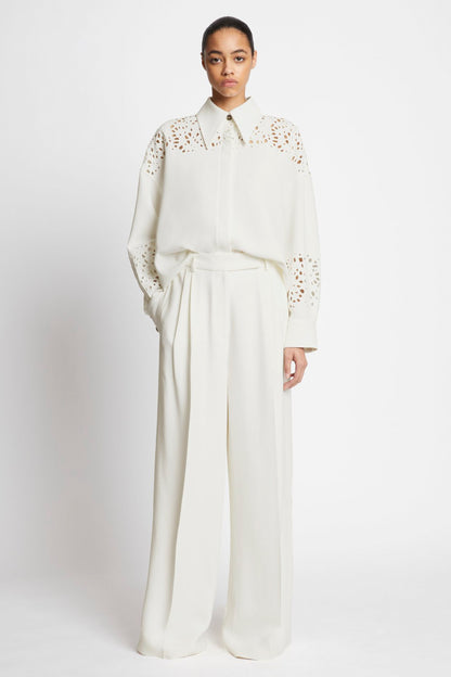 BROIDERIE ANGLAISE SHIRT