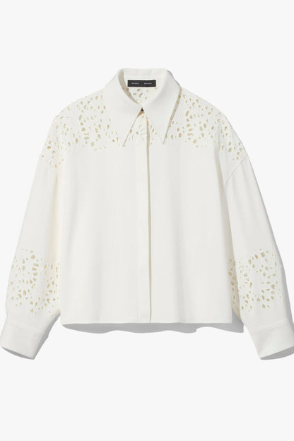 BROIDERIE ANGLAISE SHIRT