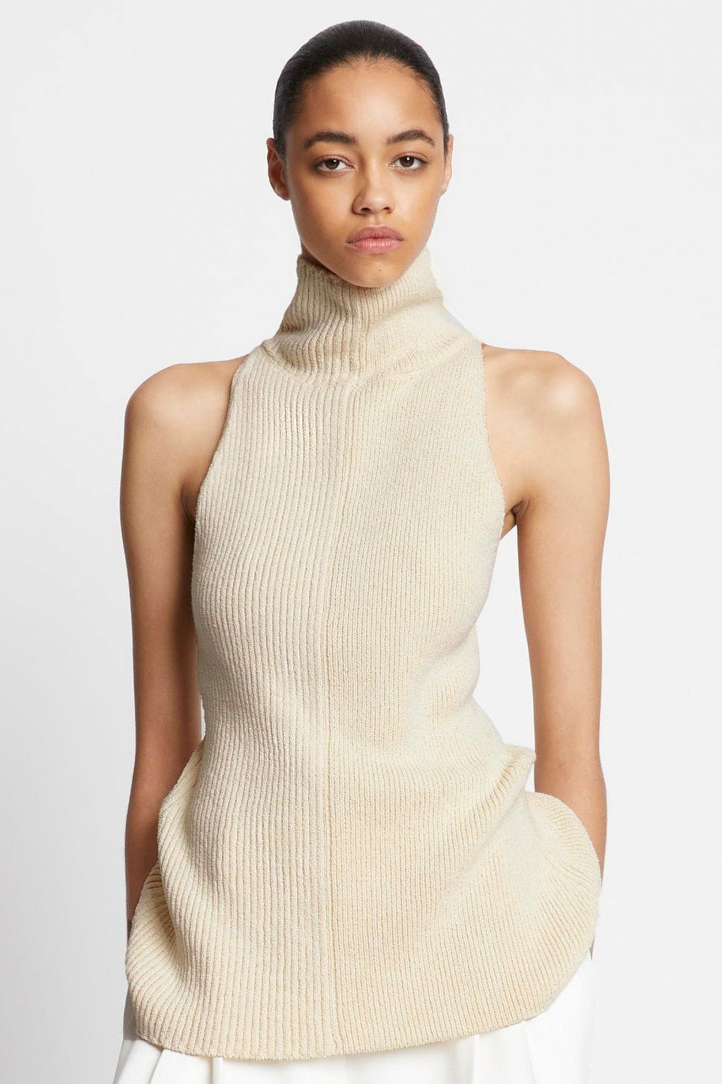 COTTON RIB SLEEVELESS TANK