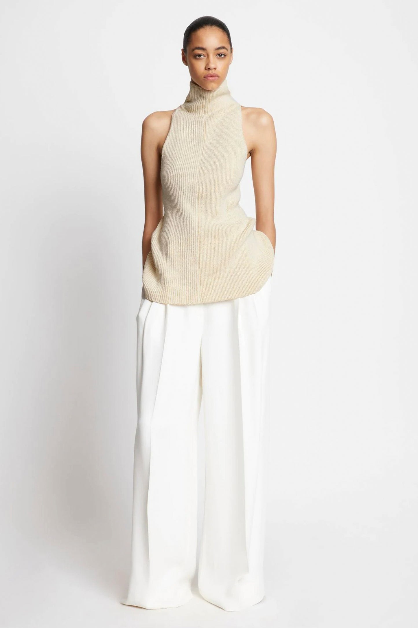 COTTON RIB SLEEVELESS TANK