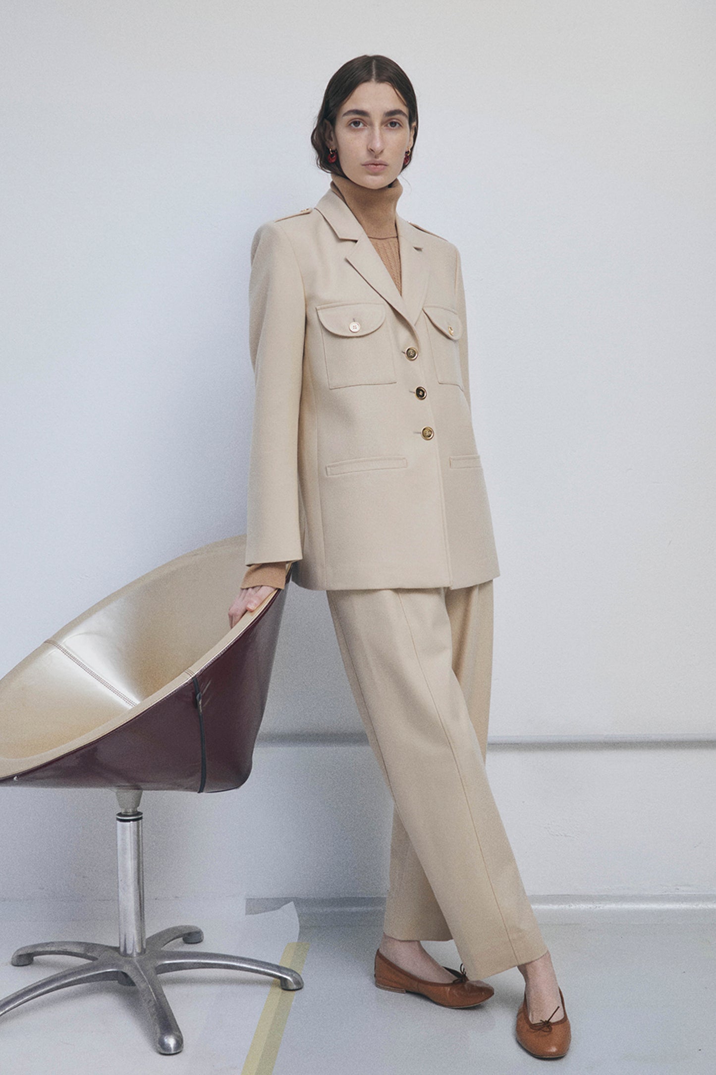 FAITH CREAM SORRAIA PANTS