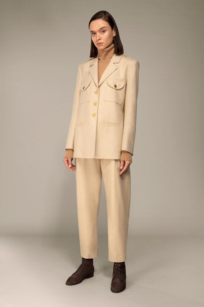 FAITH CREAM SORRAIA PANTS