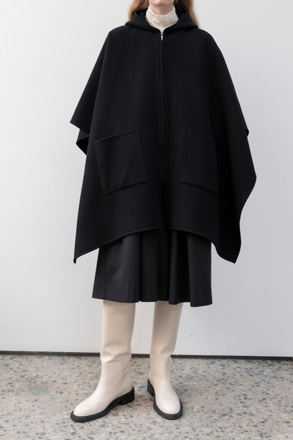 HOOD CAPE COAT