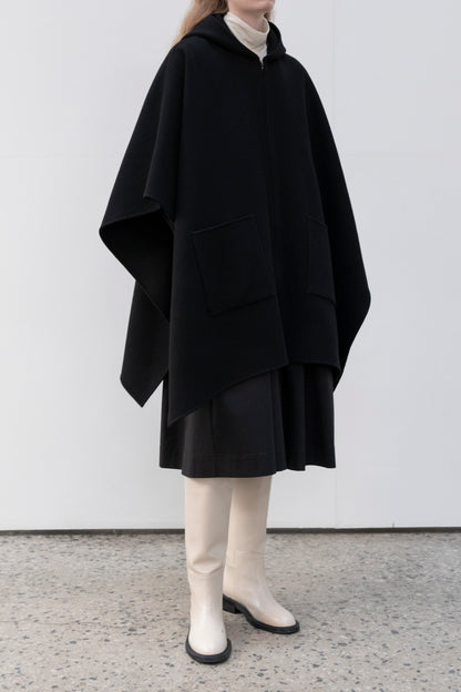 HOOD CAPE COAT