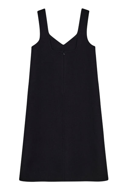 DOUBLE FACE MIDI DRESS