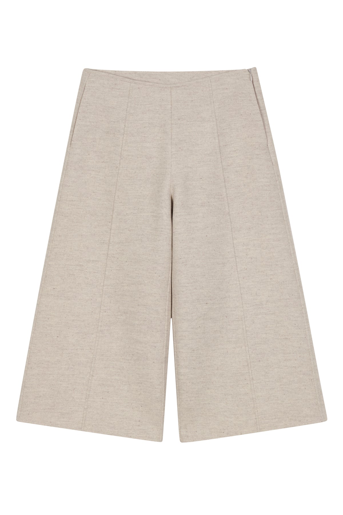 DOUBLE FACE CROP PANTS