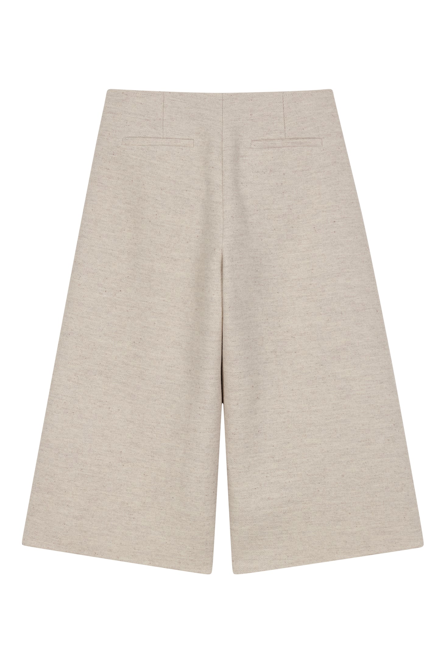 DOUBLE FACE CROP PANTS