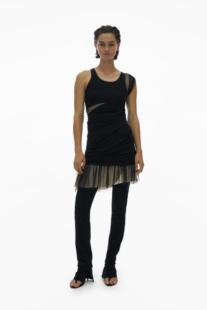 CREPE TANK DRESS.CRE