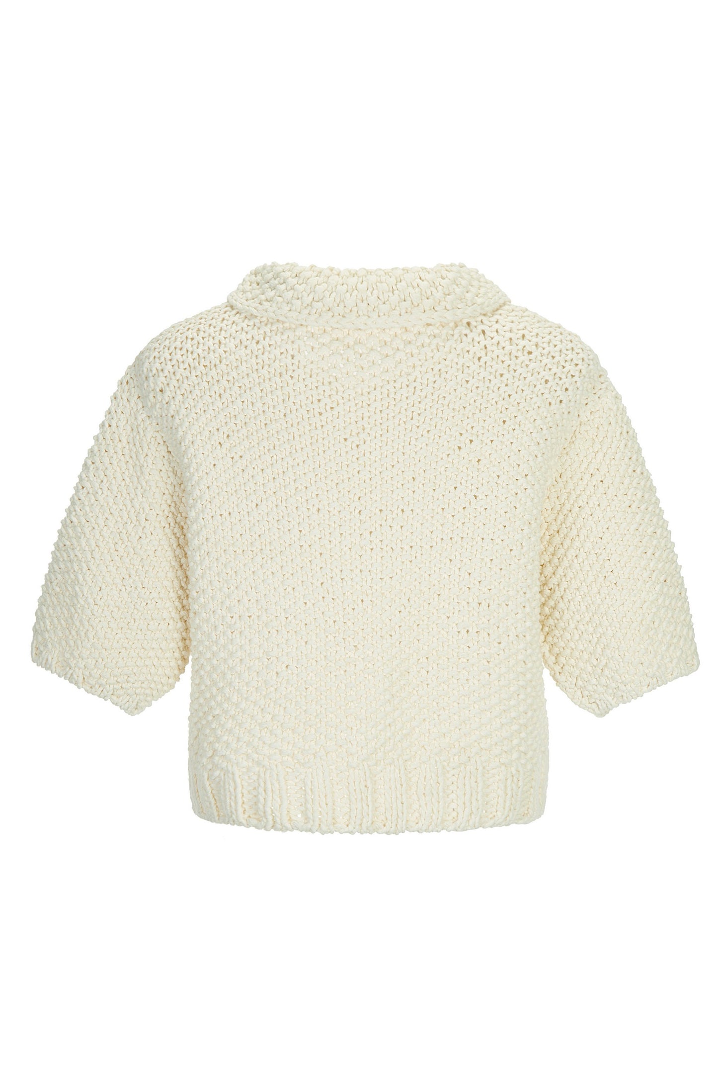 HAND KNIT COLLAR TOP