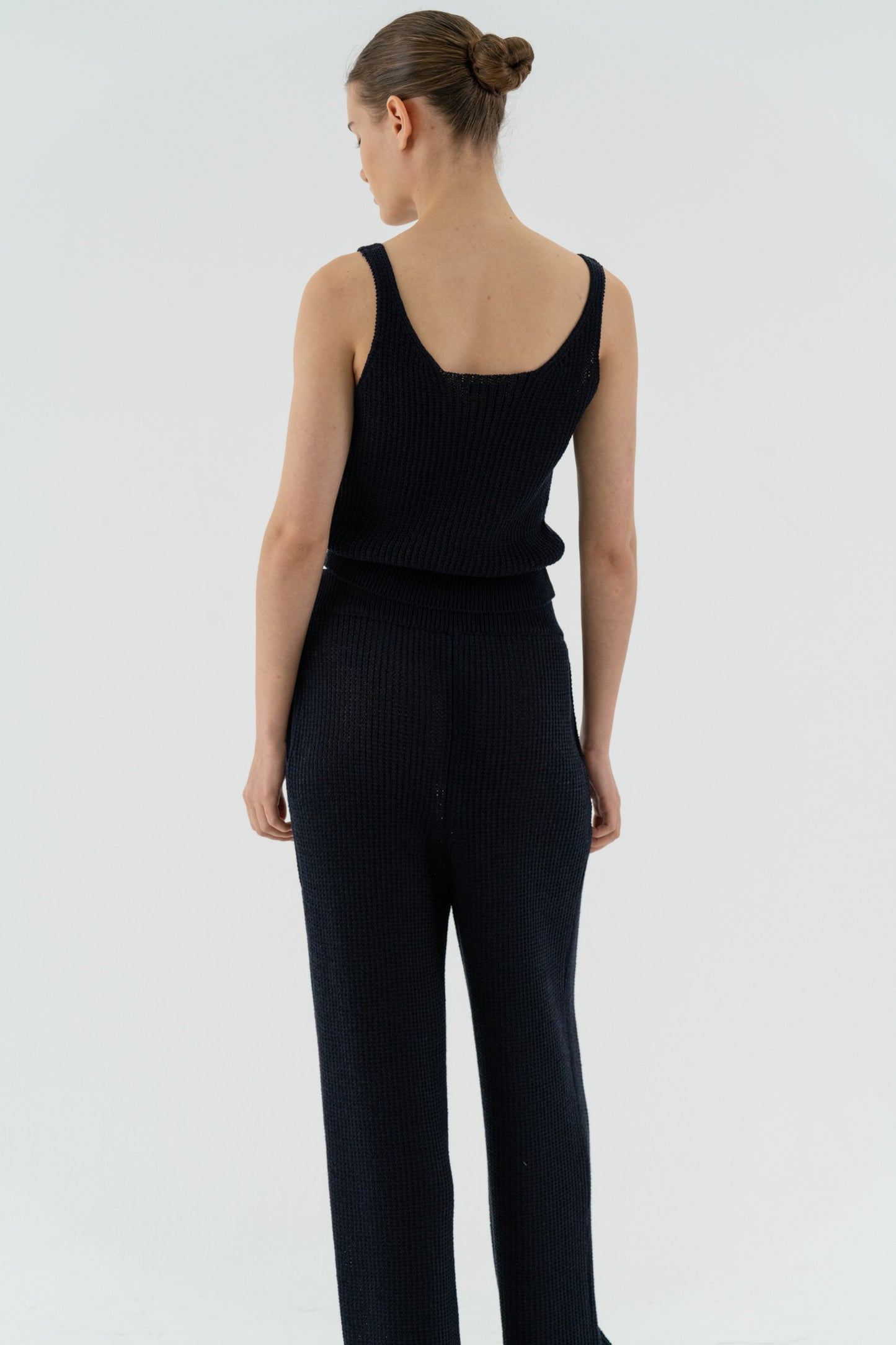 LINEN KNIT TOP