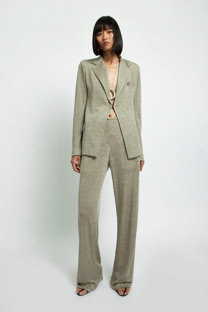 LOW RISE MARLED TROUSER
