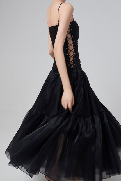 DRESS W/LACING