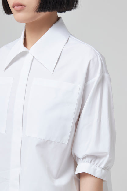 BOXY SHIRT W SIDE VENTS