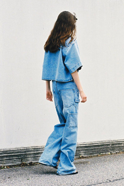 LOOSE FIT DENIM SHIRT