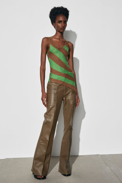 SLIM-FIT BIAS KNIT TANK TOP