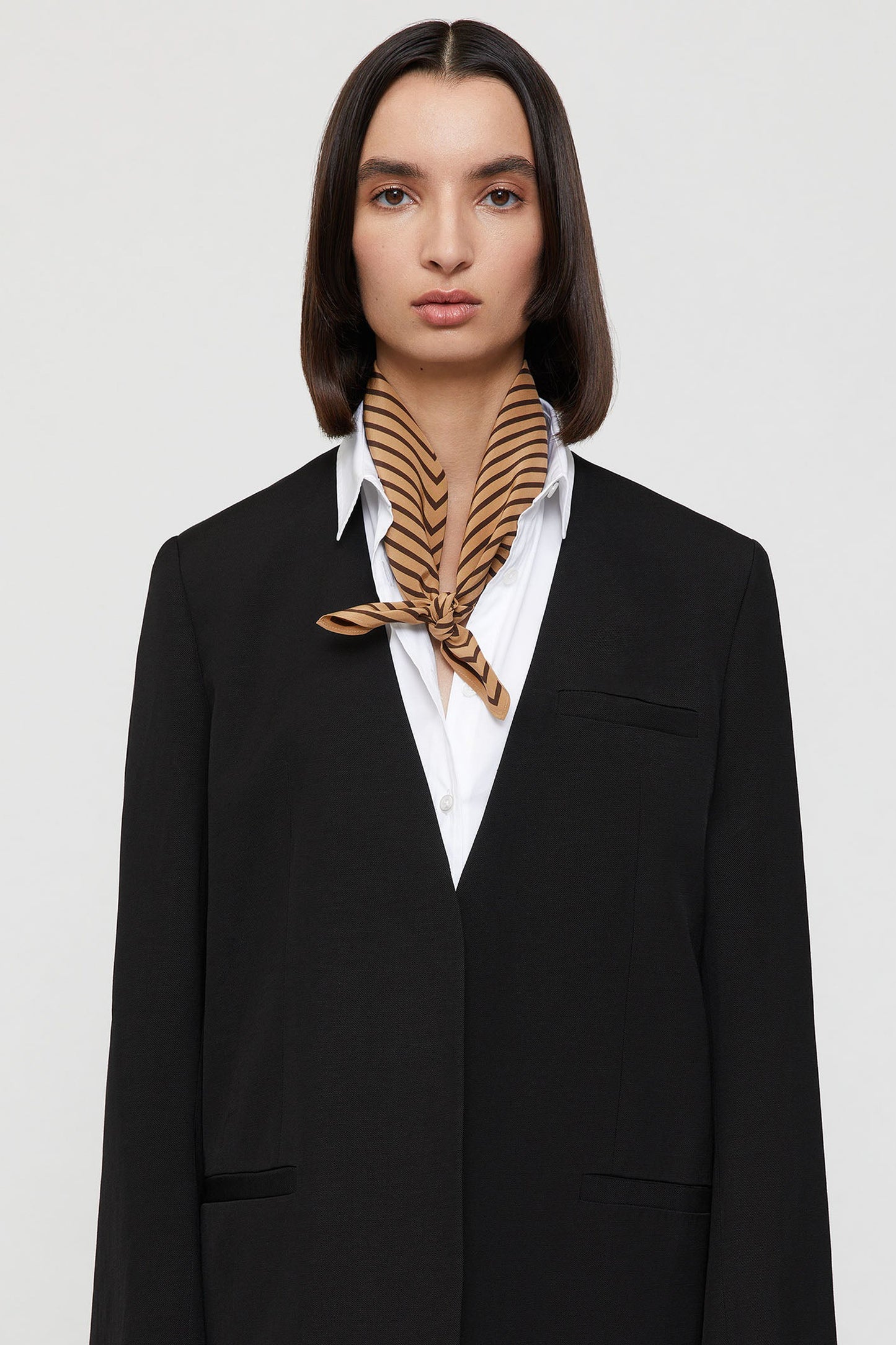 SIGNATURE MONOGRAM SILK SCARF
