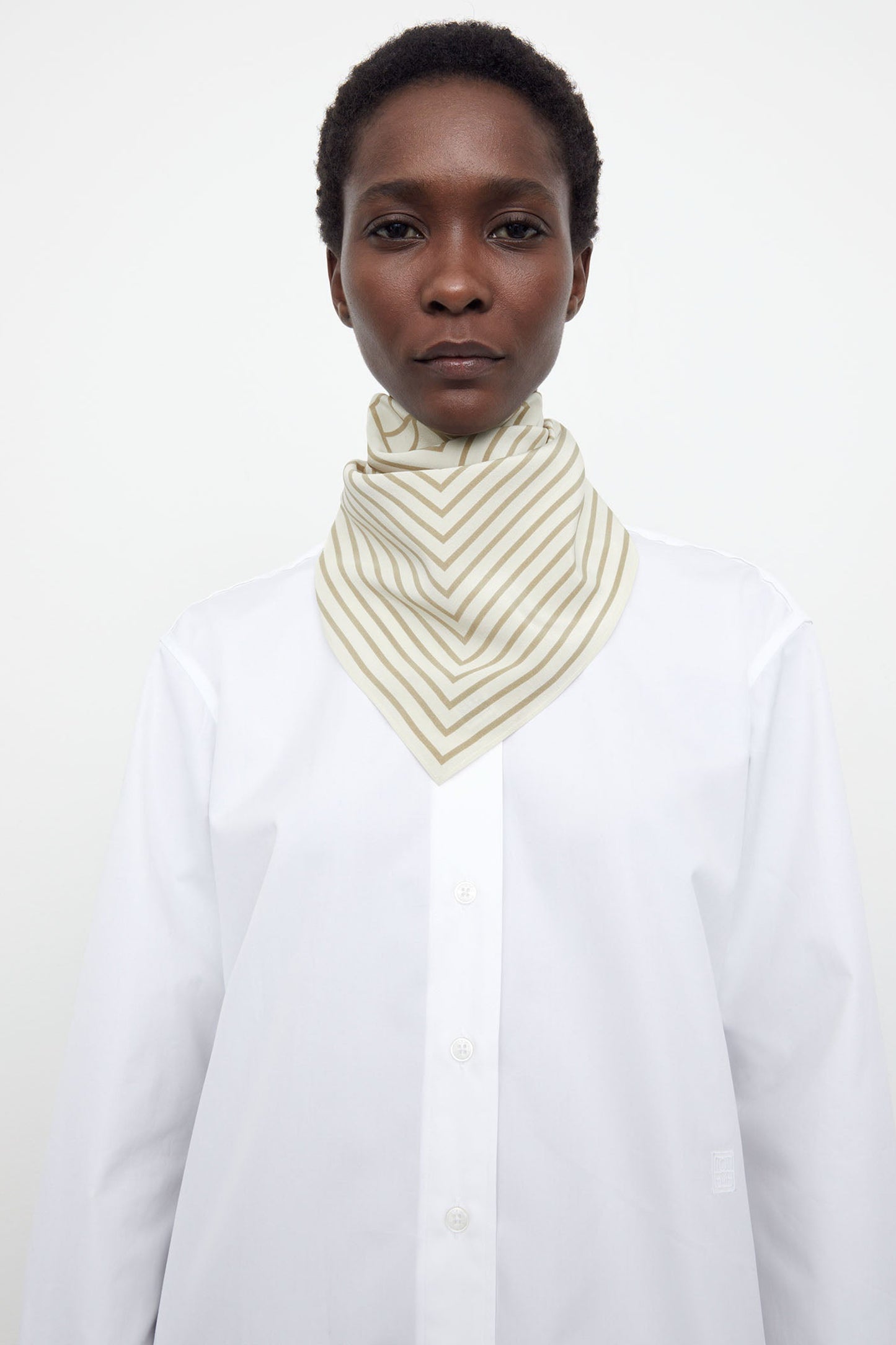 SIGNATURE MONOGRAM SILK SCARF
