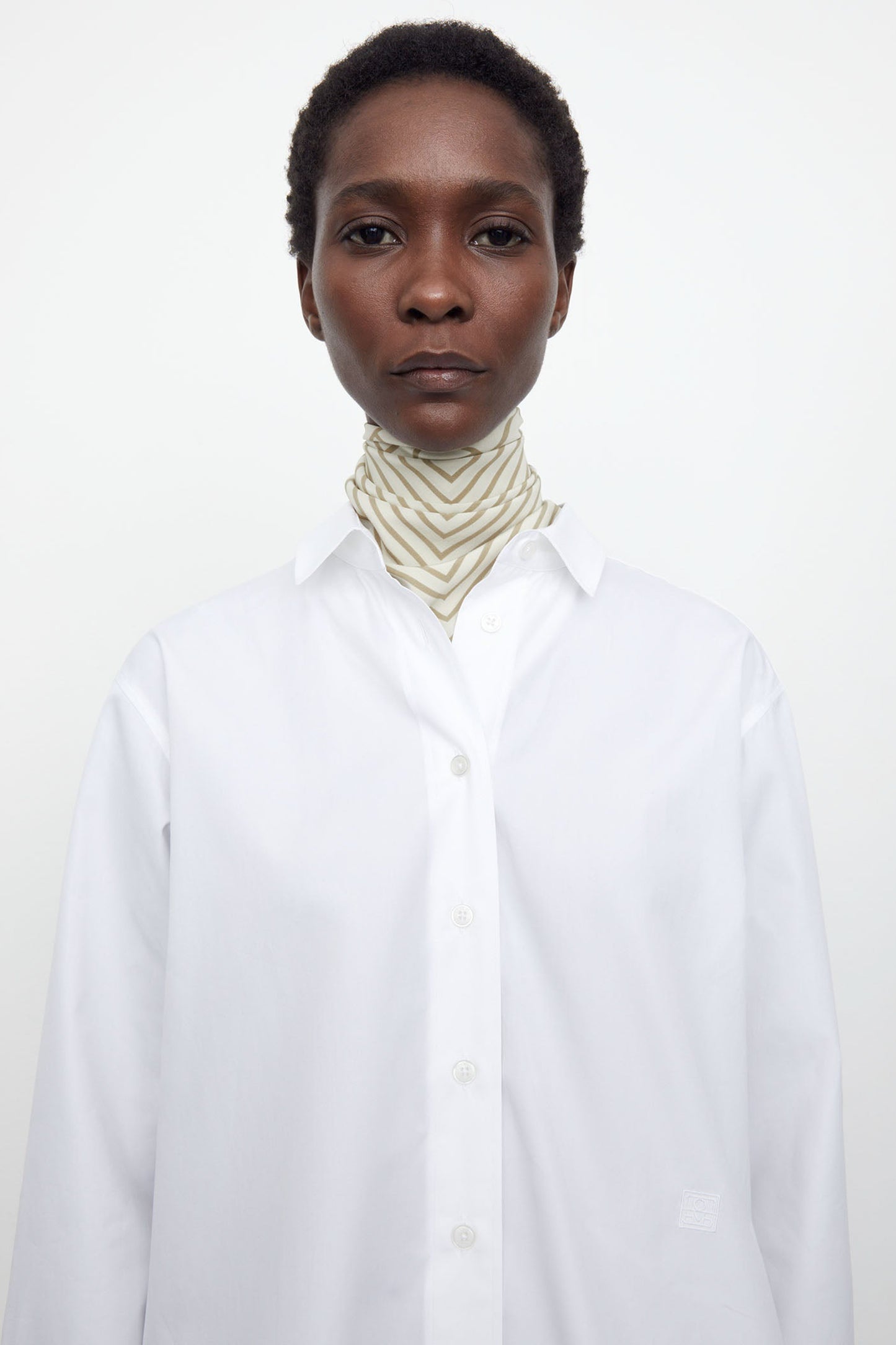 SIGNATURE MONOGRAM SILK SCARF
