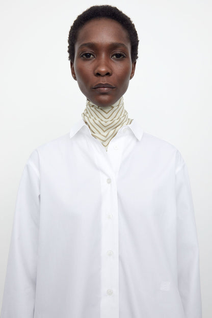 SIGNATURE MONOGRAM SILK SCARF