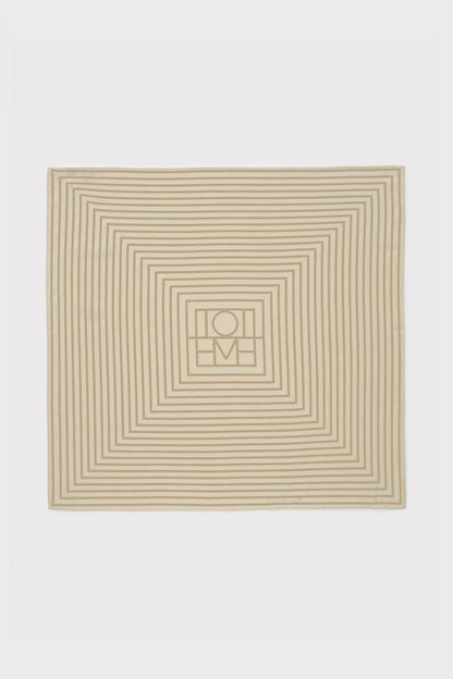 SIGNATURE MONOGRAM SILK SCARF