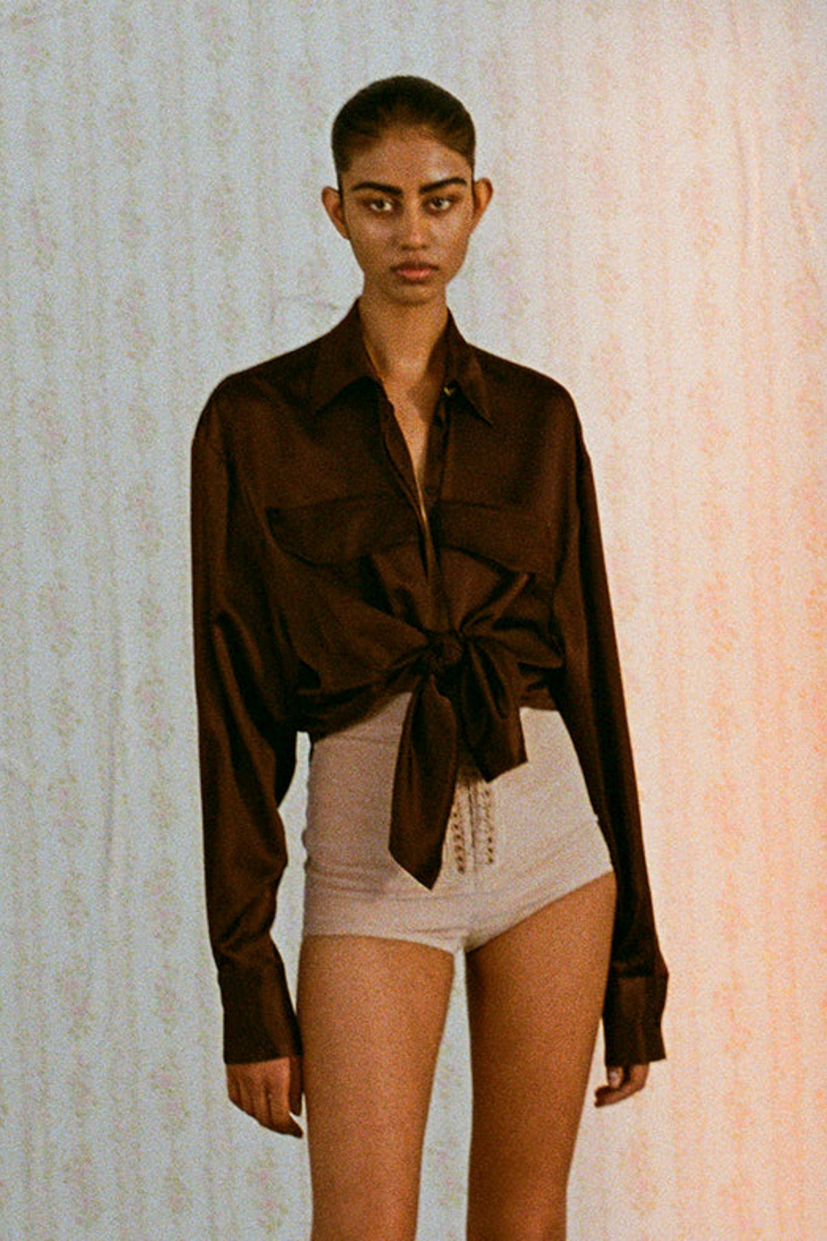 HART- SILK SATIN OVERSIZED SHI
