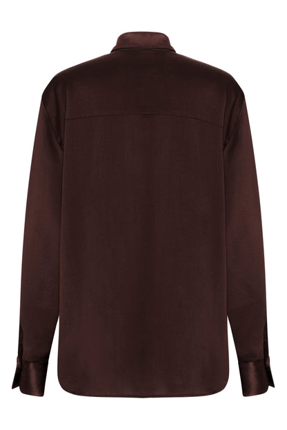 HART- SILK SATIN OVERSIZED SHI