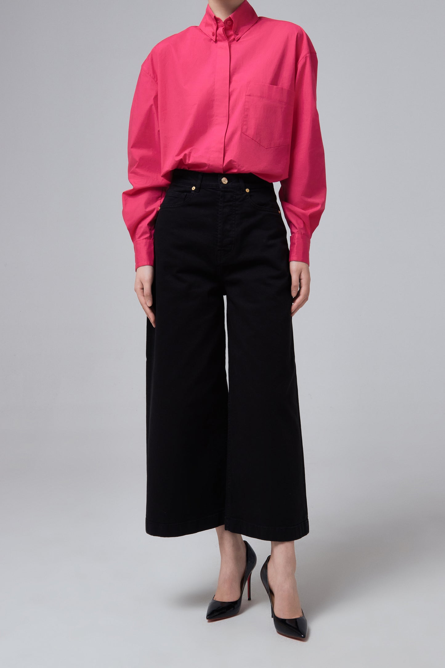 FLARED DENIM JEANS