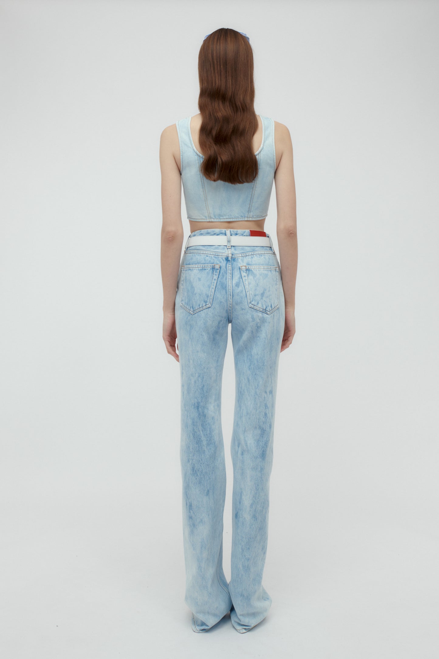 FLARED DENIM JEANS