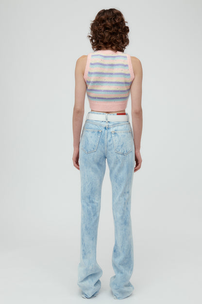 FLARED DENIM JEANS