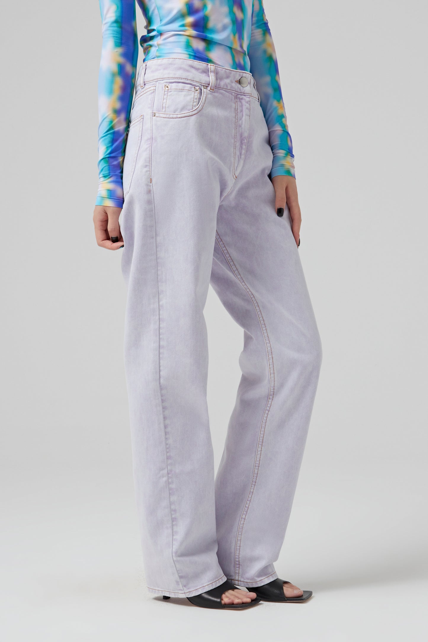 STRAIGHT WIDE LEG TROUSERS