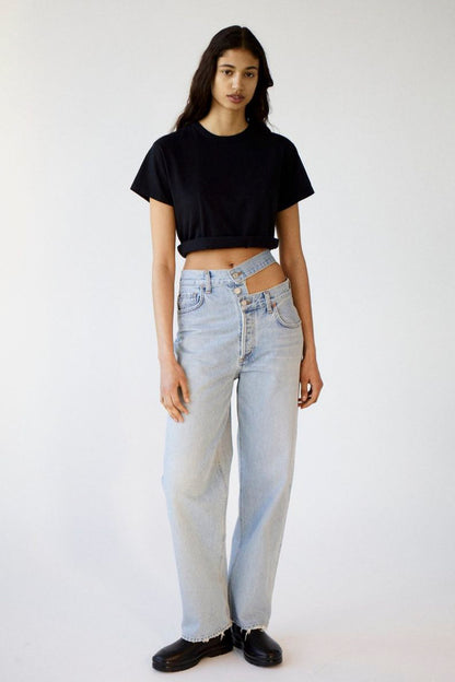 BROKEN WAISTBAND JEAN IN SIDELINE (ORGANIC COTTON)