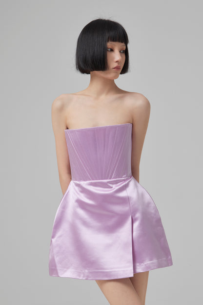 BRIAR- DUCHESS SATIN STRAPLESS