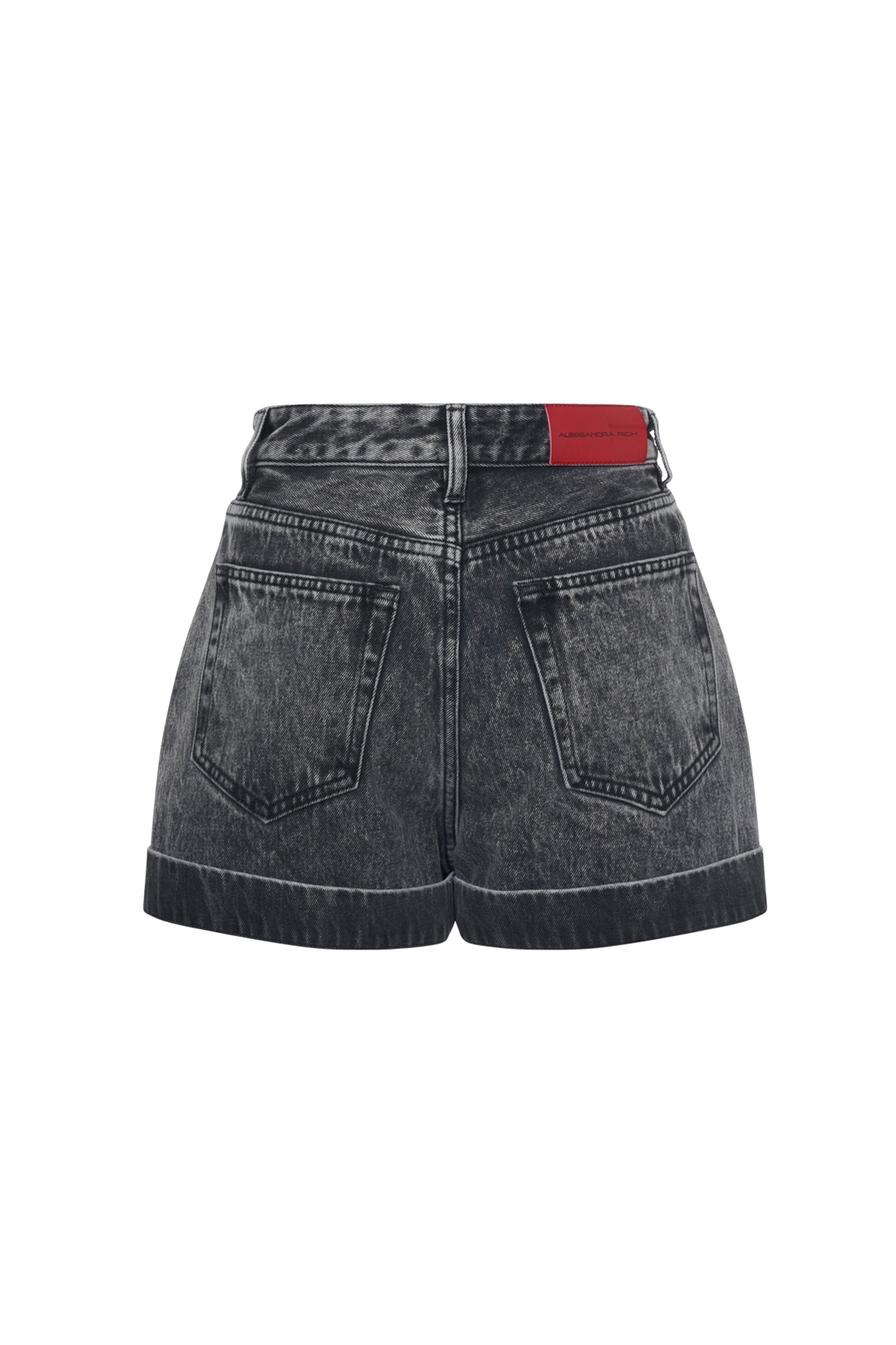 DENIM SHORTS WITH EMBELLISHMENT