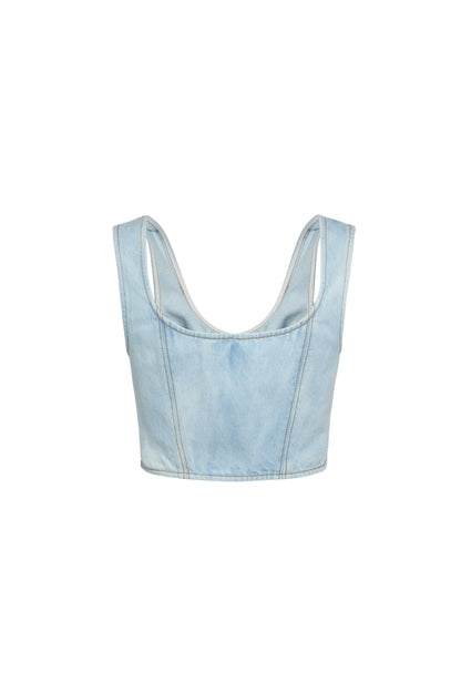 DENIM CORSET