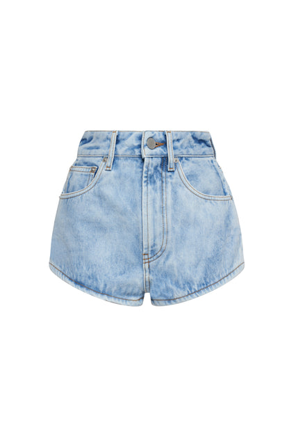 HIGH WAISTED DENIM SHORTS