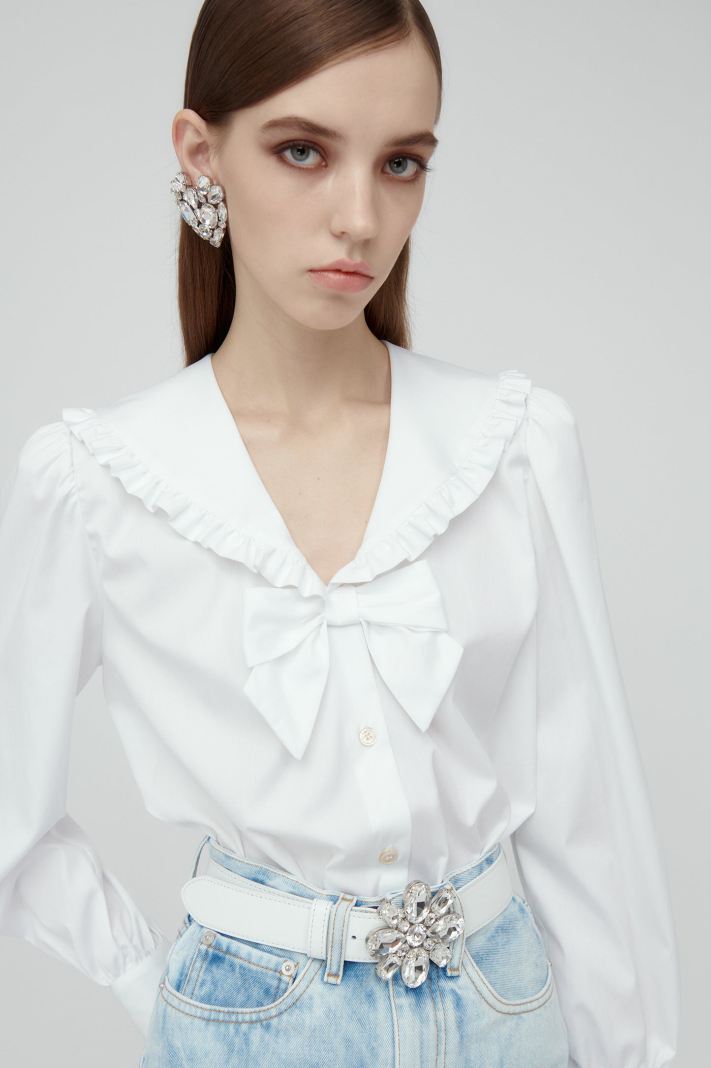 CRYSTAL HEART EARRINGS