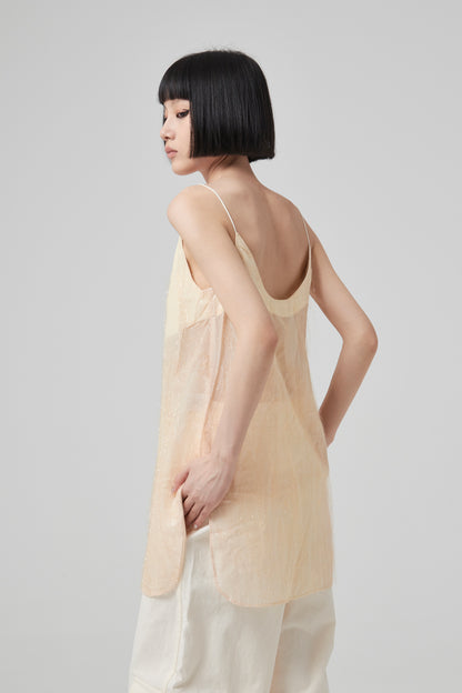 WILDFLOWER FILM JACQUARD OMBRE DYED CAMISOLE TOP