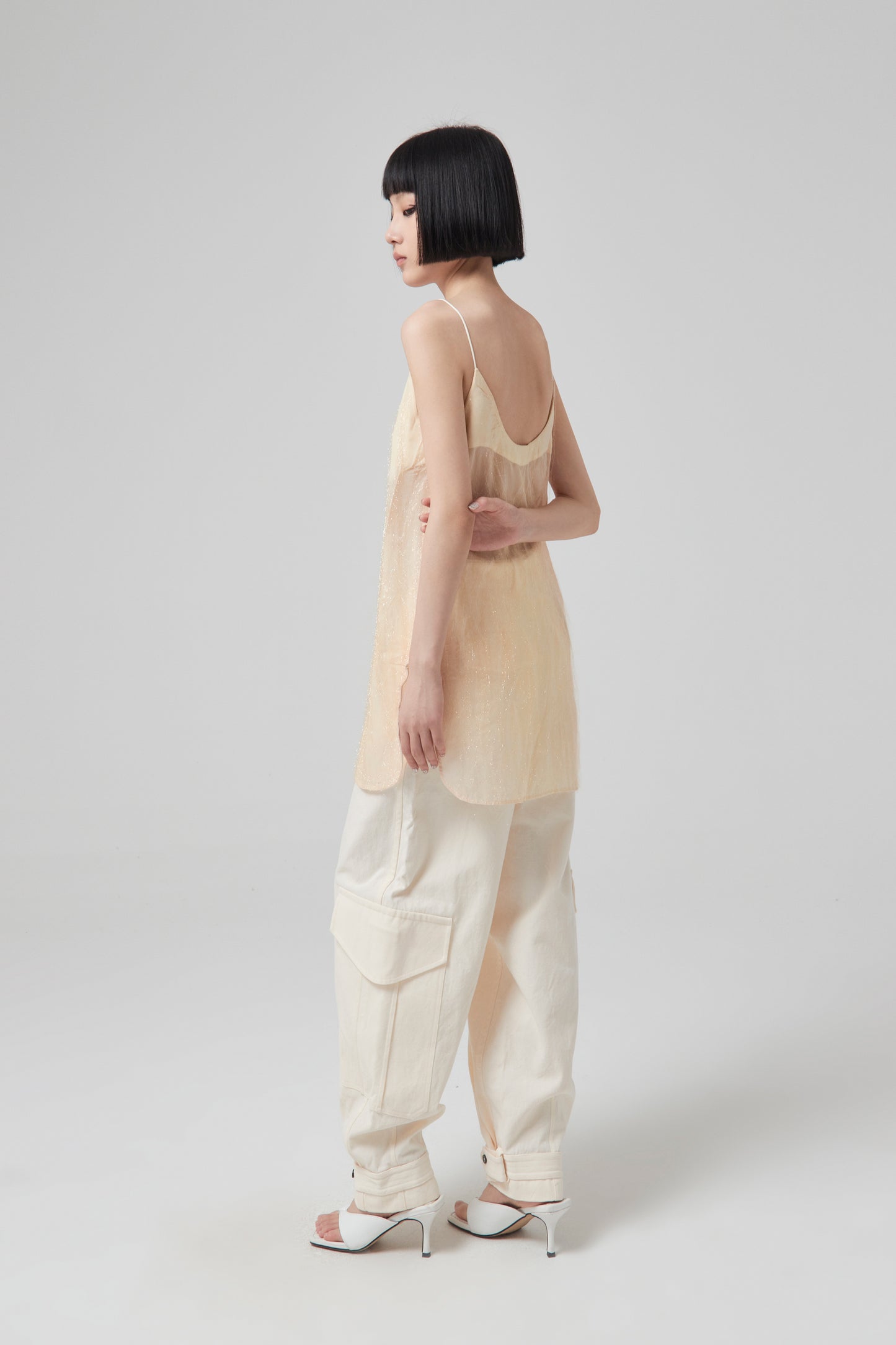 WILDFLOWER FILM JACQUARD OMBRE DYED CAMISOLE TOP