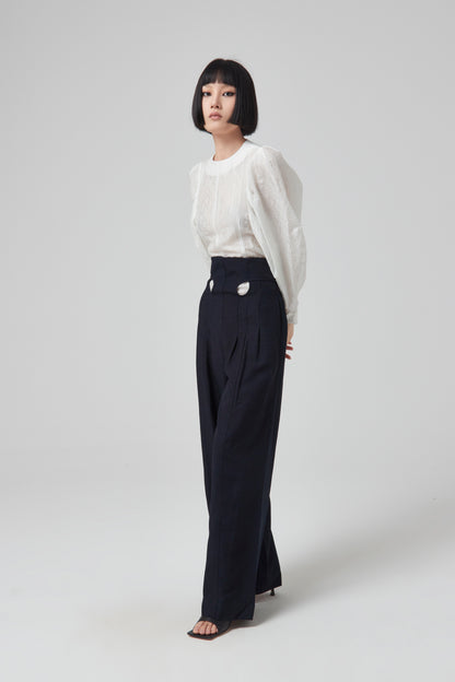 TRADITIONAL PATTERN JACQUARD TOP