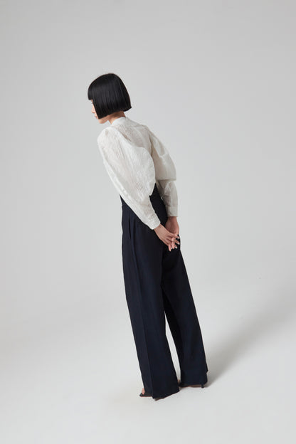 TRADITIONAL PATTERN JACQUARD TOP