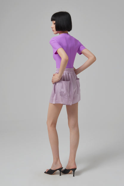 HAYES- SATIN CREPE BOXER SHOR